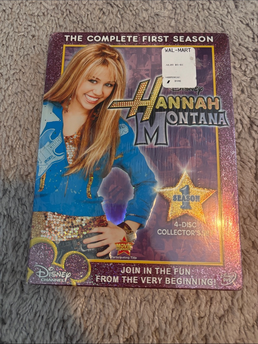 Never opened Hannah Montana DVD season 1
